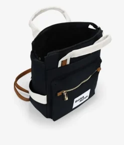 Bosanova Sacs À Dos | Sac à dos en toile noire avec poches