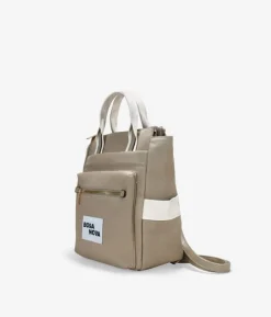 Bosanova Sacs À Dos | Sac à dos en toile taupe avec poches