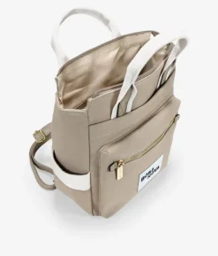 Bosanova Sacs À Dos | Sac à dos en toile taupe avec poches
