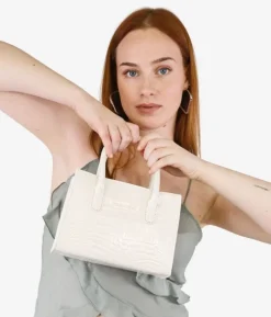 Bosanova Sacs À Bandoulière | Petits Sacs | Sac à main blanc avec fermeture éclair