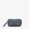 Femme Bosanova Porte-monnaie | Sac à main en cuir gris avec fleur de Barcelone