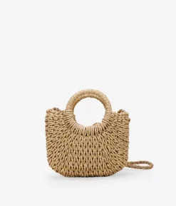 Bosanova Sacs À Bandoulière | Sacs Raphia Et Crochet | Sac à main en raphia marron