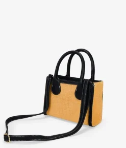 Bosanova Sacs Raphia Et Crochet | Petits Sacs | Sac à main en raphia noir