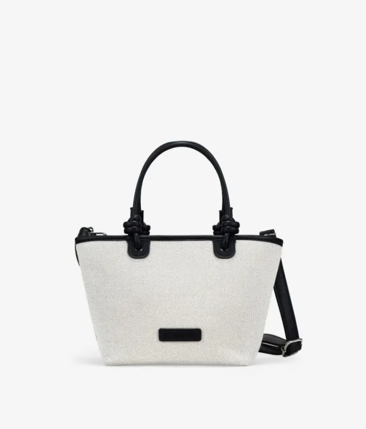 Bosanova Sacs À Bandoulière | Petits Sacs | Sac à main en toile beige avec fermeture éclair