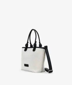 Bosanova Sacs À Bandoulière | Petits Sacs | Sac à main en toile beige avec fermeture éclair