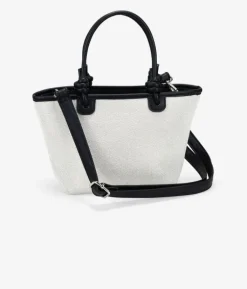 Bosanova Sacs À Bandoulière | Petits Sacs | Sac à main en toile beige avec fermeture éclair