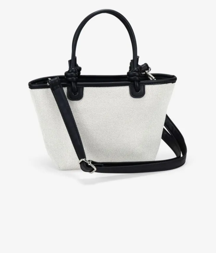 Bosanova Sacs À Bandoulière | Petits Sacs | Sac à main en toile beige avec fermeture éclair