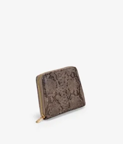 Femme Bosanova Porte-monnaie | Sac à main marron avec gravure imprimé animalier