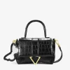 Bosanova Sacs À Bandoulière | Petits Sacs | Sac à main noir avec miroir papillon