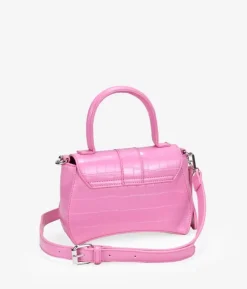 Bosanova Petits Sacs | Sacs À Main | Sac à main rose avec miroir papillon