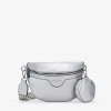 Bosanova Sacs Banane | Sac banane argenté avec poche suspendue
