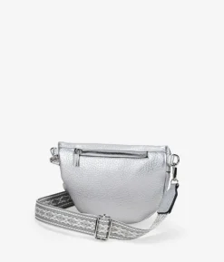 Bosanova Sacs Banane | Sac banane argenté avec poche suspendue