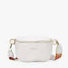 Bosanova Sacs Banane | Sac banane beige avec fermeture éclair et large poignée