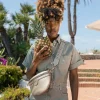 Bosanova Sacs Banane | Sac banane doré avec poche amovible