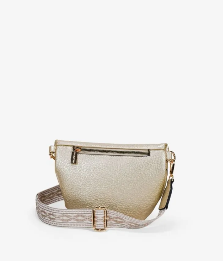 Bosanova Sacs Banane | Sac banane doré avec poche amovible