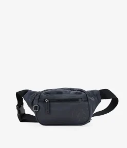 Bosanova Sacs Banane | Sac banane en nylon gris avec fermetures éclair