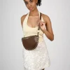 Bosanova Sacs À Bandoulière | Sacs Banane | Sac banane marron avec clous ronds