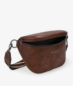 Bosanova Sacs Banane | Sac banane marron avec fermeture éclair et large poignée