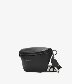 Bosanova Sacs Banane | Sac banane noir avec fermeture éclair et large poignée
