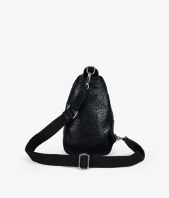 Bosanova Petits Sacs | Sacs Banane | Sac banane noir croisé sur la poitrine avec fermeture éclair