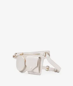 Bosanova Sacs Banane | Sac banane plat beige avec poches