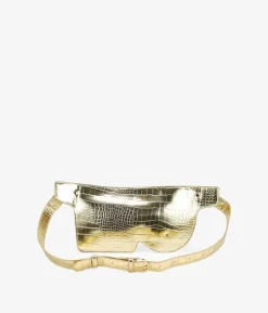 Bosanova Sacs Banane | Sac banane plat doré avec poches