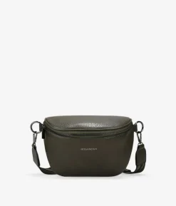 Bosanova Sacs Banane | Sac banane vert avec fermeture éclair et large poignée
