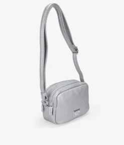 Bosanova Sacs À Bandoulière | Petits Sacs | Sac bandoulière argenté avec double fermeture éclair