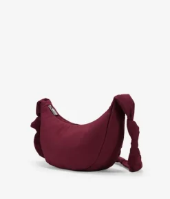 Bosanova Sacs À Bandoulière | Petits Sacs | Sac bandoulière arrondi bordeaux avec fermeture éclair