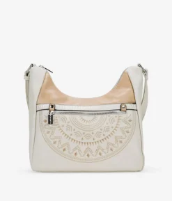 Bosanova Sacs À Bandoulière | Sac bandoulière beige avec broderie