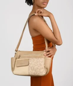 Bosanova Sacs À Bandoulière | Sac bandoulière beige avec poches
