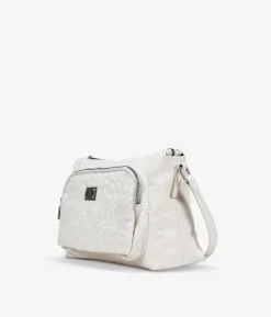 Bosanova Sacs À Bandoulière | Sac bandoulière beige avec coutures et fermeture éclair