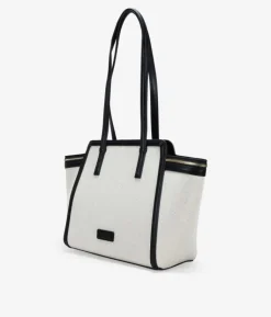 Bosanova Sacs Porté Épaule | Sac bandoulière beige avec fermetures éclair