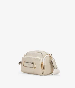 Bosanova Petits Sacs | Sac bandoulière beige avec poches et fermeture éclair