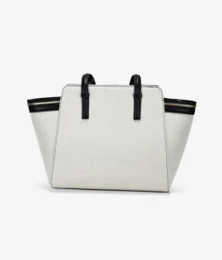 Bosanova Sacs Porté Épaule | Sac bandoulière beige avec fermetures éclair