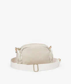 Bosanova Petits Sacs | Sac bandoulière beige avec poches et fermeture éclair