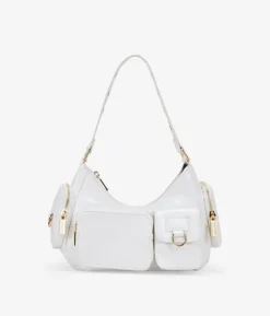 Bosanova Sacs Porté Épaule | Petits Sacs | Sac bandoulière blanc avec poches