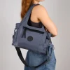 Bosanova Sacs Shopper | Sacs Porté Épaule | Sac bandoulière bleu avec fermeture éclair