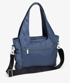 Bosanova Sacs Shopper | Sacs Porté Épaule | Sac bandoulière bleu avec fermeture éclair