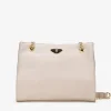 Bosanova Sacs Porté Épaule | Sac bandoulière carré beige avec anses chaîne