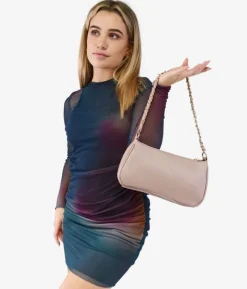 Bosanova Sac Minaudières | Sacs Porté Épaule | Sac bandoulière chaîne taupe