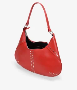 Bosanova Sacs Porté Épaule | Sac bandoulière clouté rouge