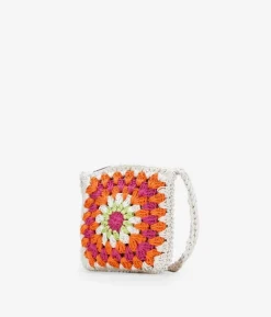 Bosanova Sacs À Bandoulière | Sacs Raphia Et Crochet | Sac bandoulière crochet rose