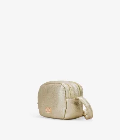 Bosanova Sacs À Bandoulière | Petits Sacs | Sac bandoulière doré avec double fermeture éclair