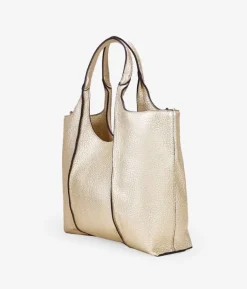 Bosanova Sacs Shopper | Sacs Porté Épaule | Sac bandoulière doré avec fermeture aimantée