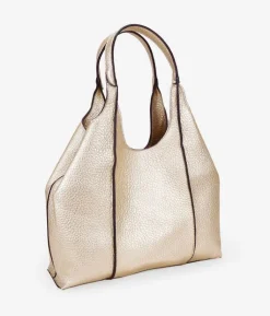 Bosanova Sacs Shopper | Sacs Porté Épaule | Sac bandoulière doré avec fermeture aimantée