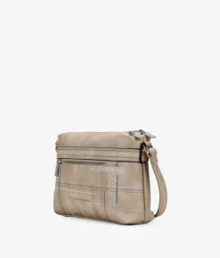 Bosanova Sacs À Bandoulière | Sac bandoulière double fermeture éclair taupe