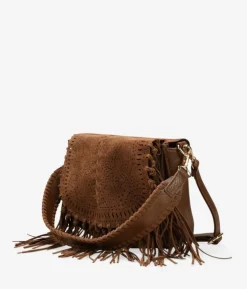 Bosanova Sacs À Bandoulière | Sacs Porté Épaule | Sac bandoulière en cuir à rabat et franges