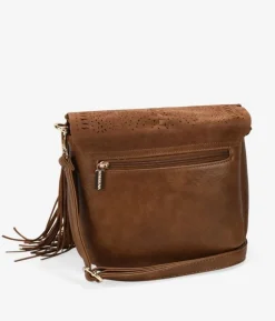 Bosanova Sacs À Bandoulière | Sacs Porté Épaule | Sac bandoulière en cuir à rabat et franges