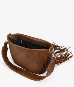 Bosanova Sacs À Bandoulière | Sacs Porté Épaule | Sac bandoulière en cuir à rabat et franges